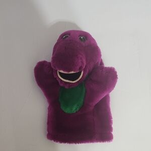 Barney The Purple Dinosaur Vintage 9" Hand Puppet